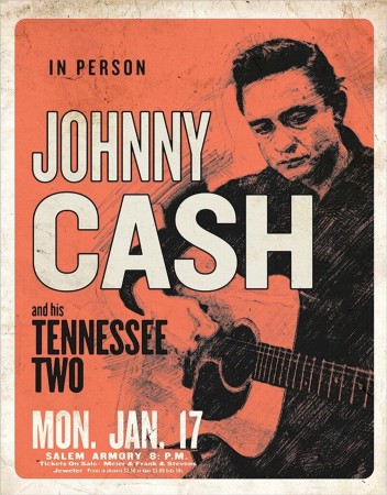 CASH & His Tennessee Two skilt